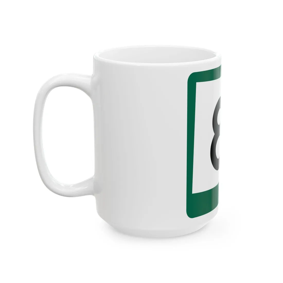 SD 81 (South Dakota) (Road Sign) White Coffee Mug - Go Mug Yourself
