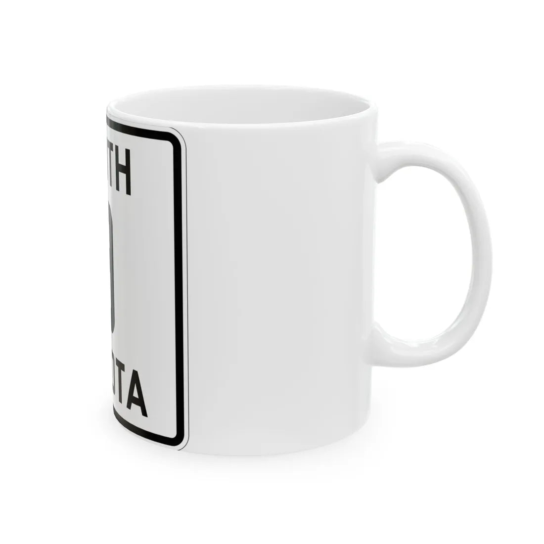 SD 9 1926 (South Dakota) (Road Sign) White Coffee Mug - Go Mug Yourself