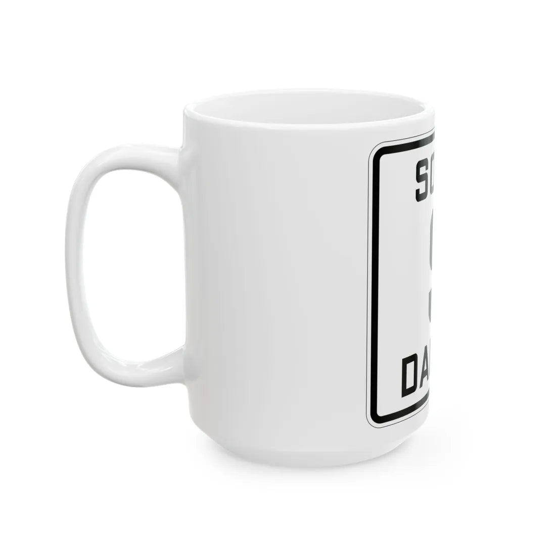 SD 9 1926 (South Dakota) (Road Sign) White Coffee Mug - Go Mug Yourself