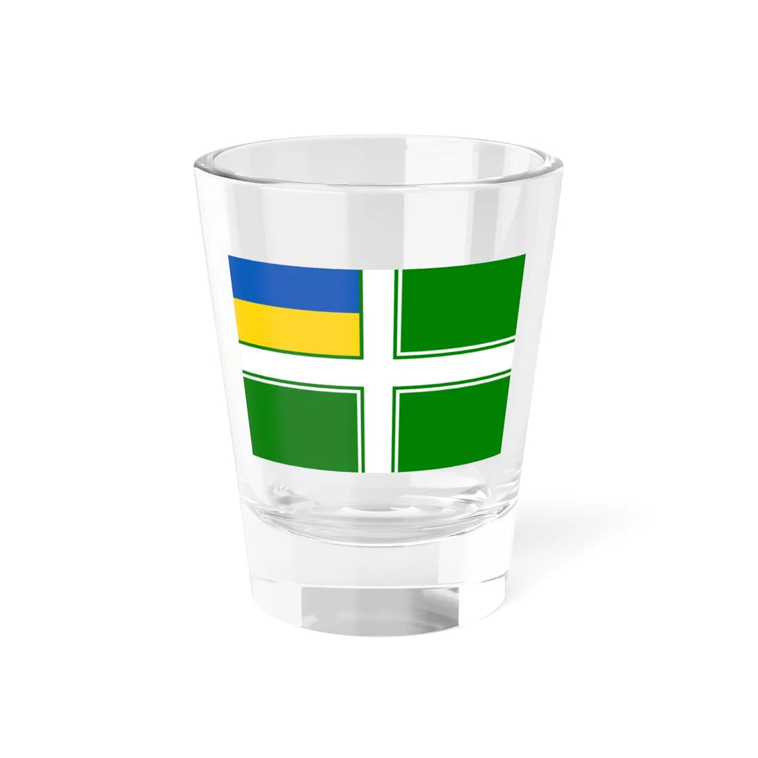 Sea Guard Ensign of Ukraine (Ukraine) Shot Glass 1.5oz 1.5oz - Go Mug Yourself