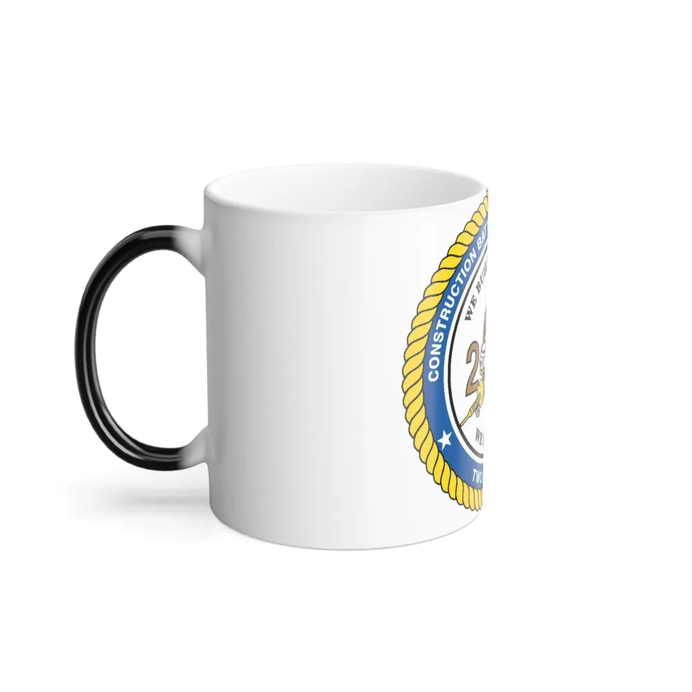Seabee Unit 202 CBMU 202 (U.S. Navy) Color Changing Mug 11oz-Go Mug Yourself