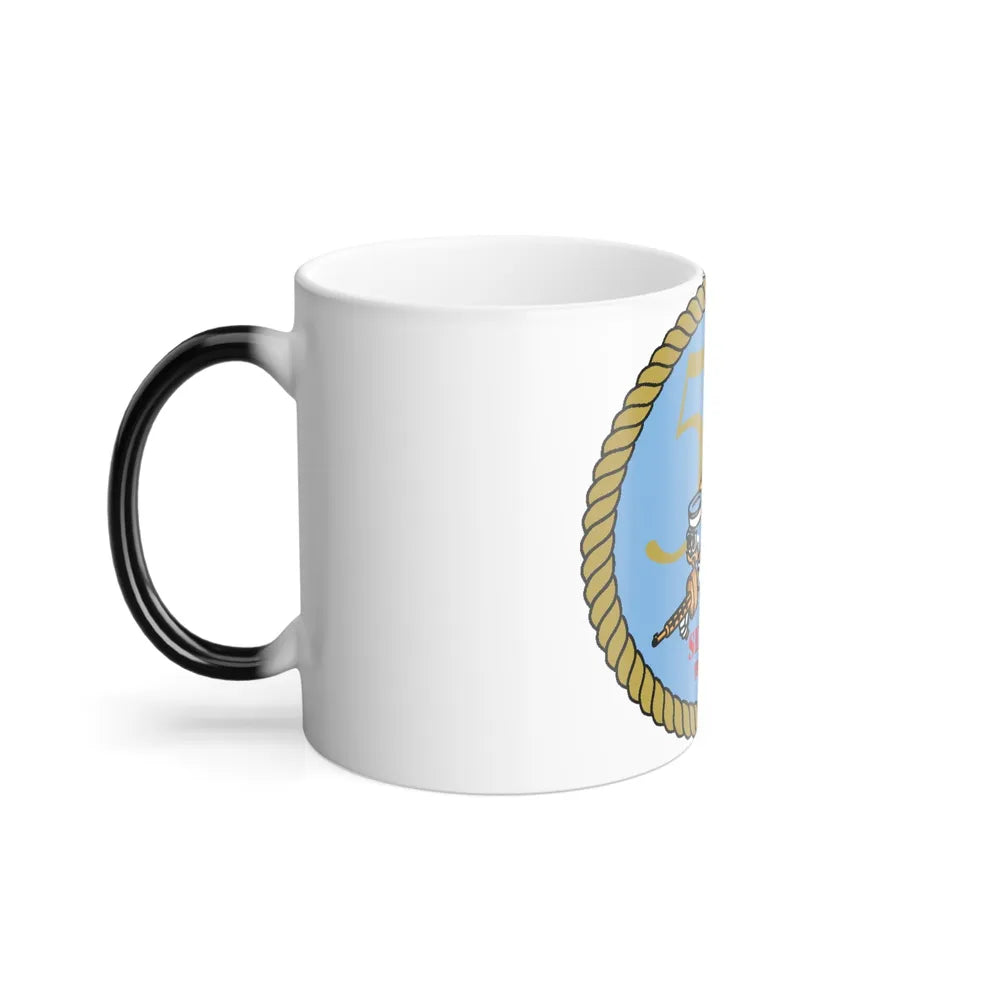 Seabees 50th (U.S. Navy) Color Changing Mug 11oz-Go Mug Yourself