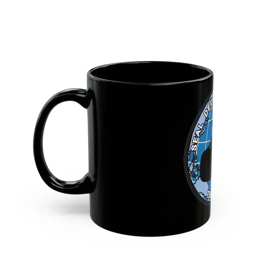 Seal Delivery Vehicle TEAM ONE (U.S. Navy) Black Coffee Mug - Go Mug Yourself