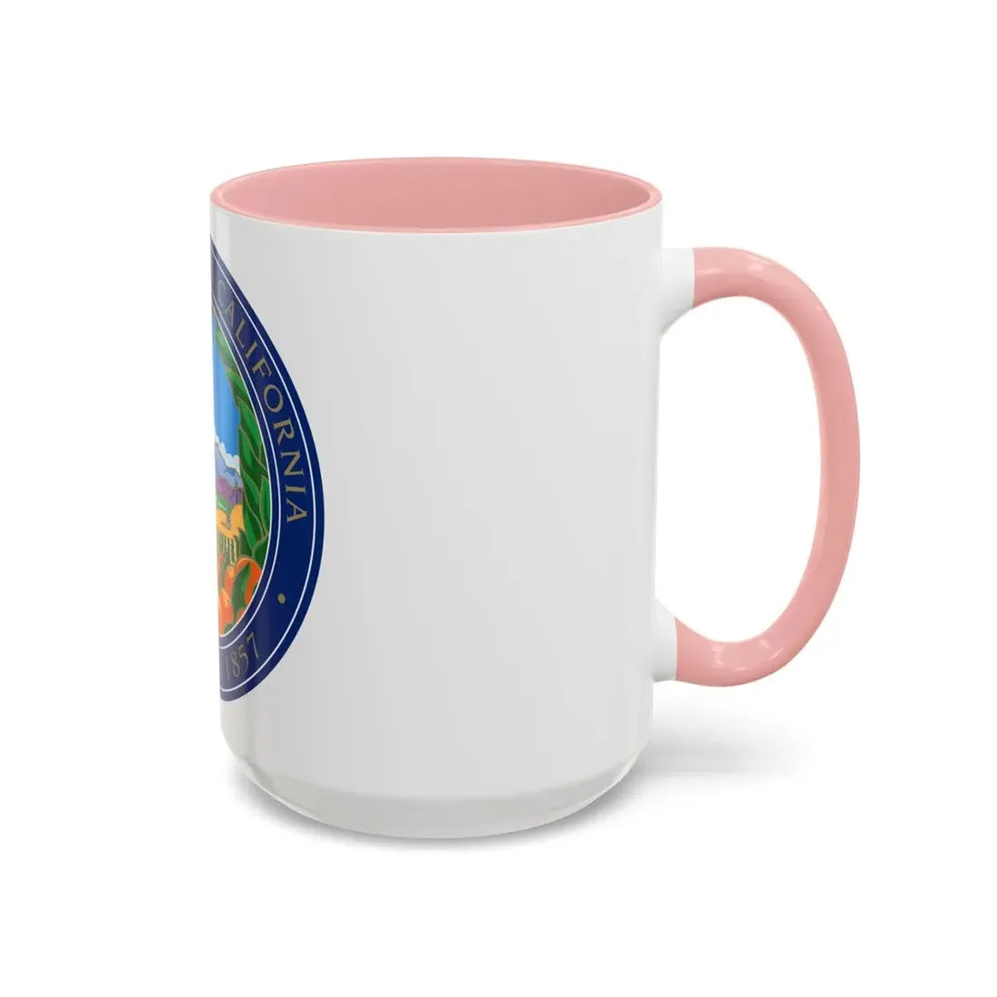 Seal of Anaheim California - Accent Coffee Mug - Go Mug Yourself