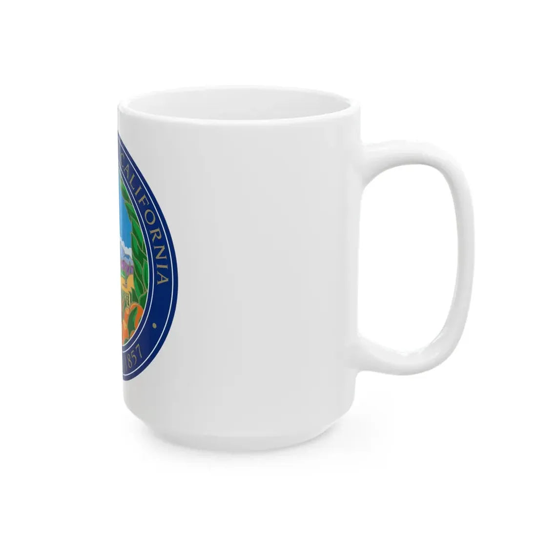 Seal of Anaheim California - White Coffee Mug - Go Mug Yourself