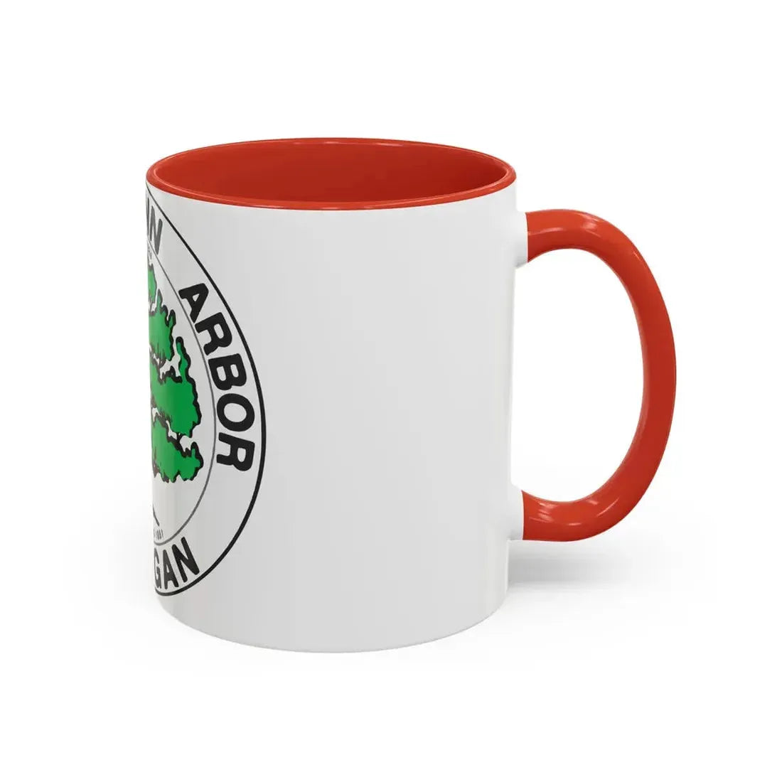 Seal of Ann Arbor Michigan - Accent Coffee Mug - Go Mug Yourself