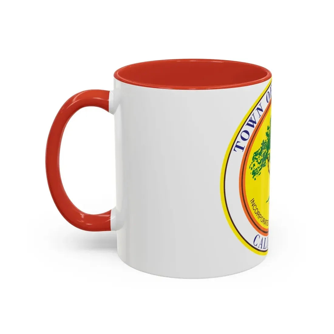 Seal of Atherton California - Accent Coffee Mug - Go Mug Yourself