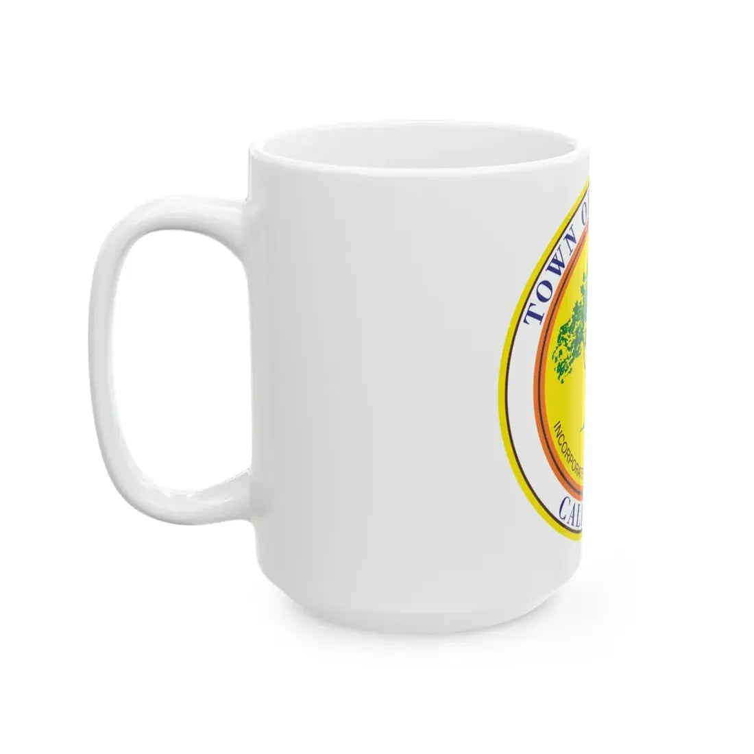 Seal of Atherton California - White Coffee Mug - Go Mug Yourself