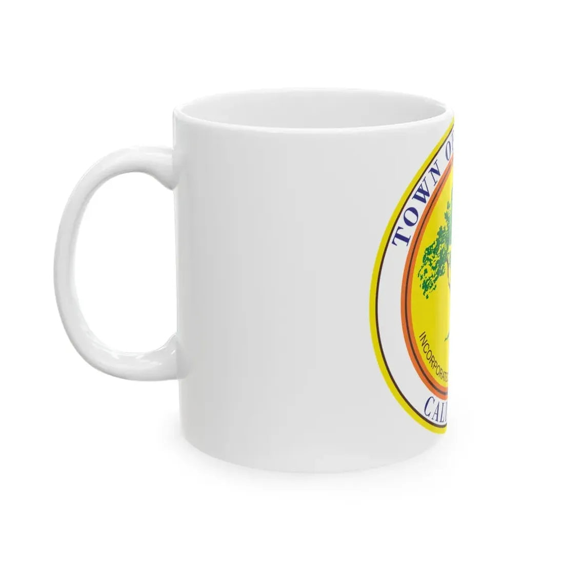 Seal of Atherton California - White Coffee Mug - Go Mug Yourself