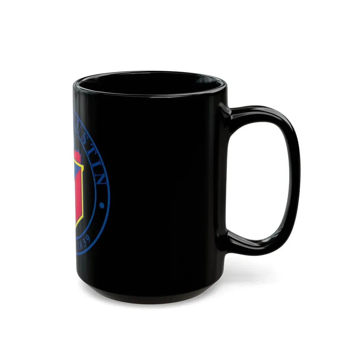 Seal of Austin TX - Black Coffee Mug - Go Mug Yourself