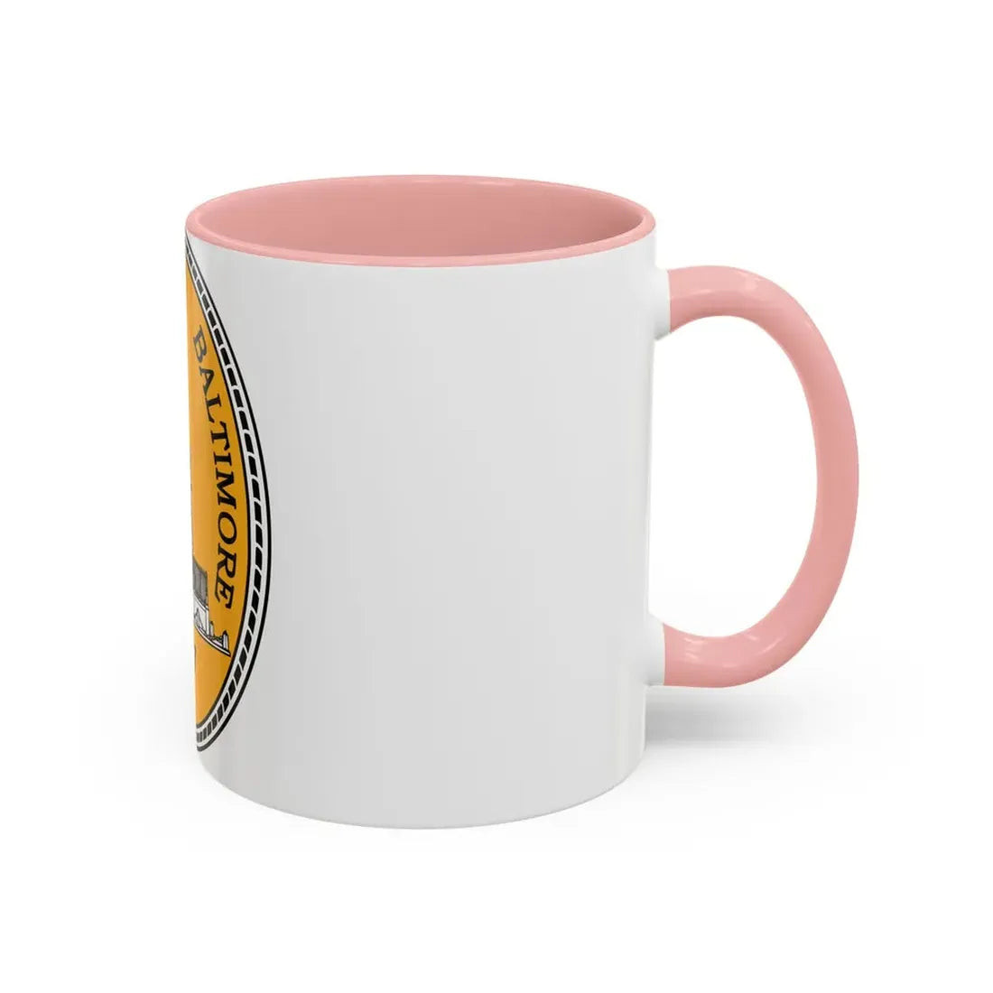 Seal of Baltimore Maryland - Accent Coffee Mug - Go Mug Yourself