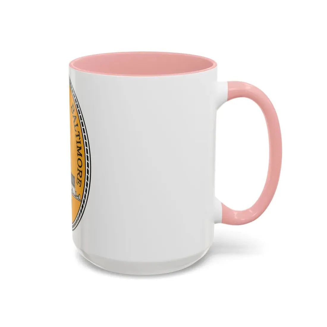 Seal of Baltimore Maryland - Accent Coffee Mug - Go Mug Yourself