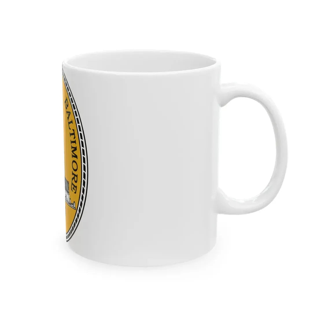 Seal of Baltimore Maryland - White Coffee Mug - Go Mug Yourself