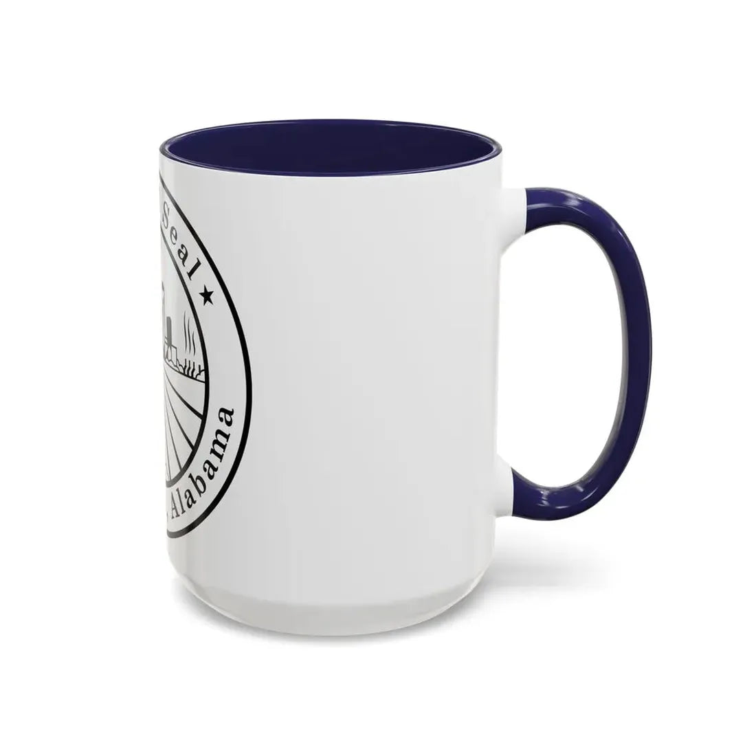 Seal of Birmingham Alabama - Accent Coffee Mug - Go Mug Yourself
