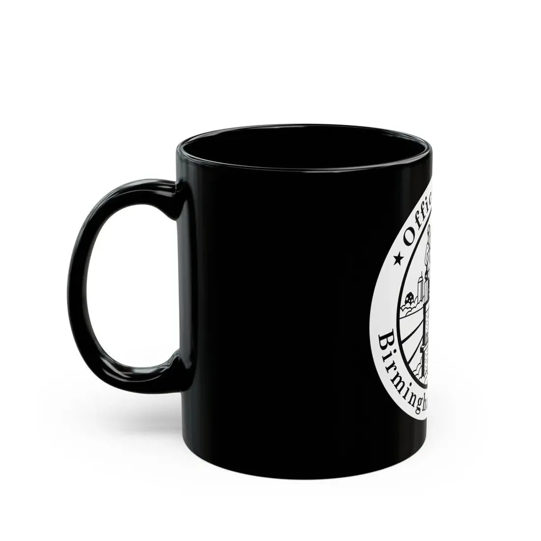 Seal of Birmingham Alabama - Black Coffee Mug - Go Mug Yourself