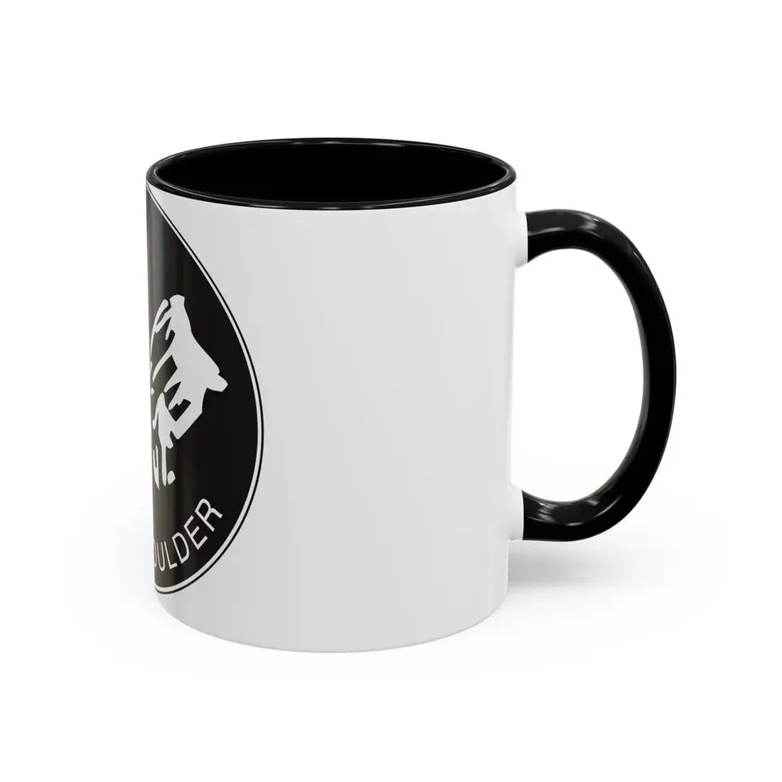 Seal of Boulder Colorado - Accent Coffee Mug - Go Mug Yourself