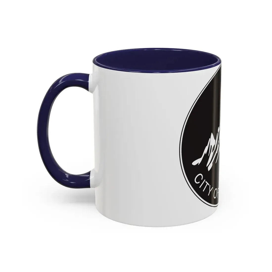 Seal of Boulder Colorado - Accent Coffee Mug - Go Mug Yourself