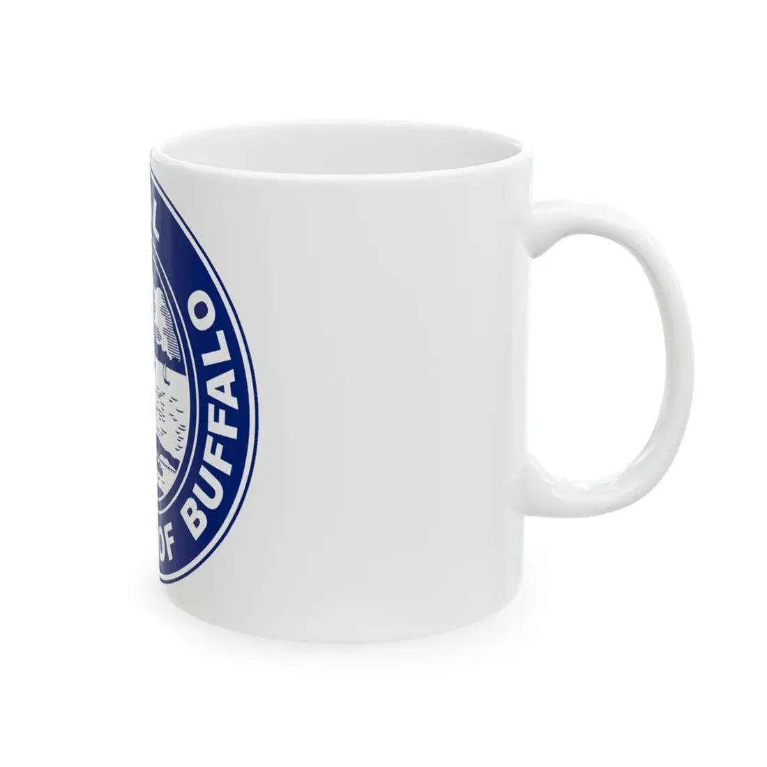 Seal of Buffalo New York - White Coffee Mug - Go Mug Yourself