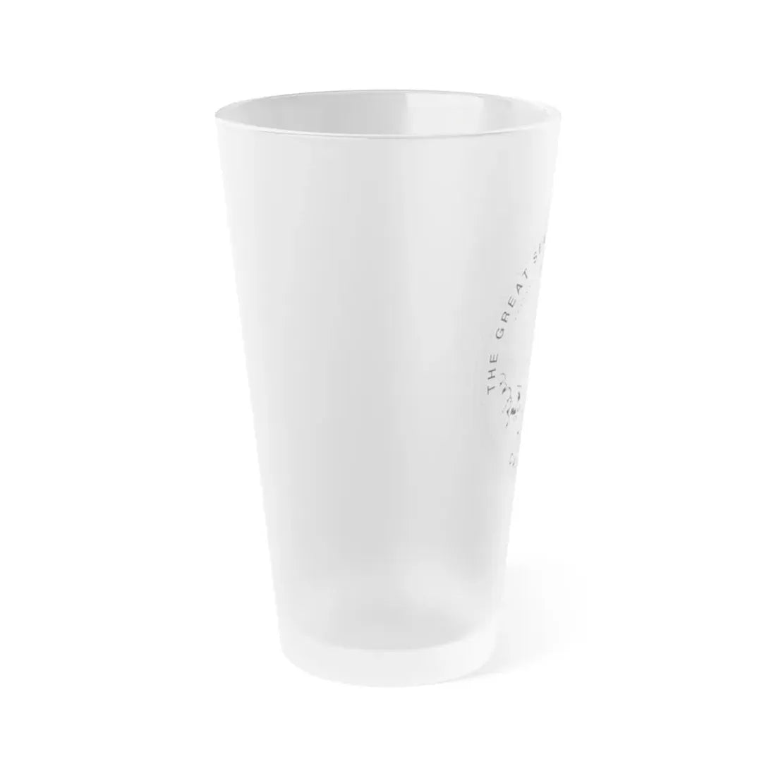 Seal of California BW - Frosted Pint Glass 16oz - Go Mug Yourself