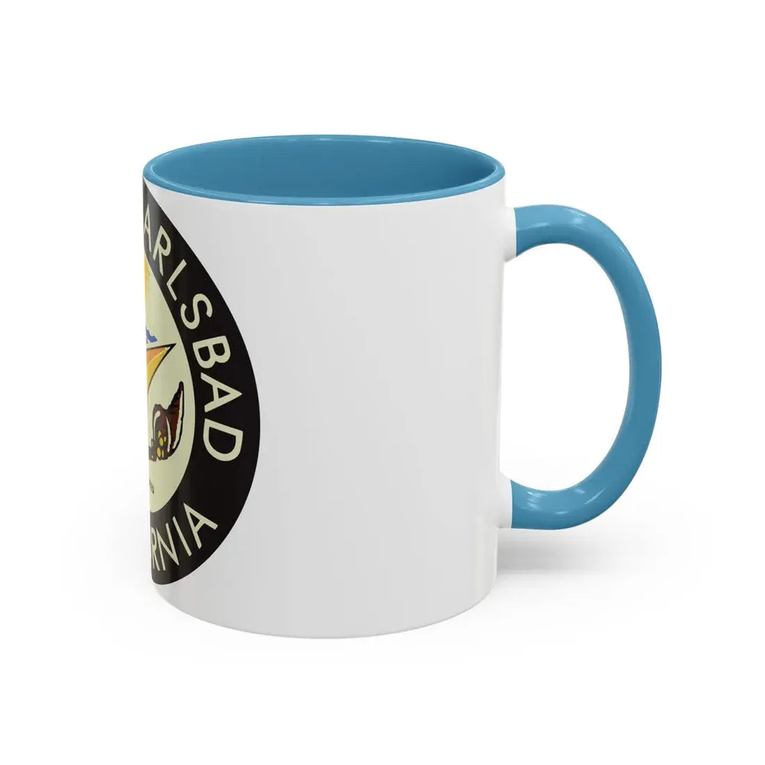 Seal of Carlsbad California - Accent Coffee Mug - Go Mug Yourself