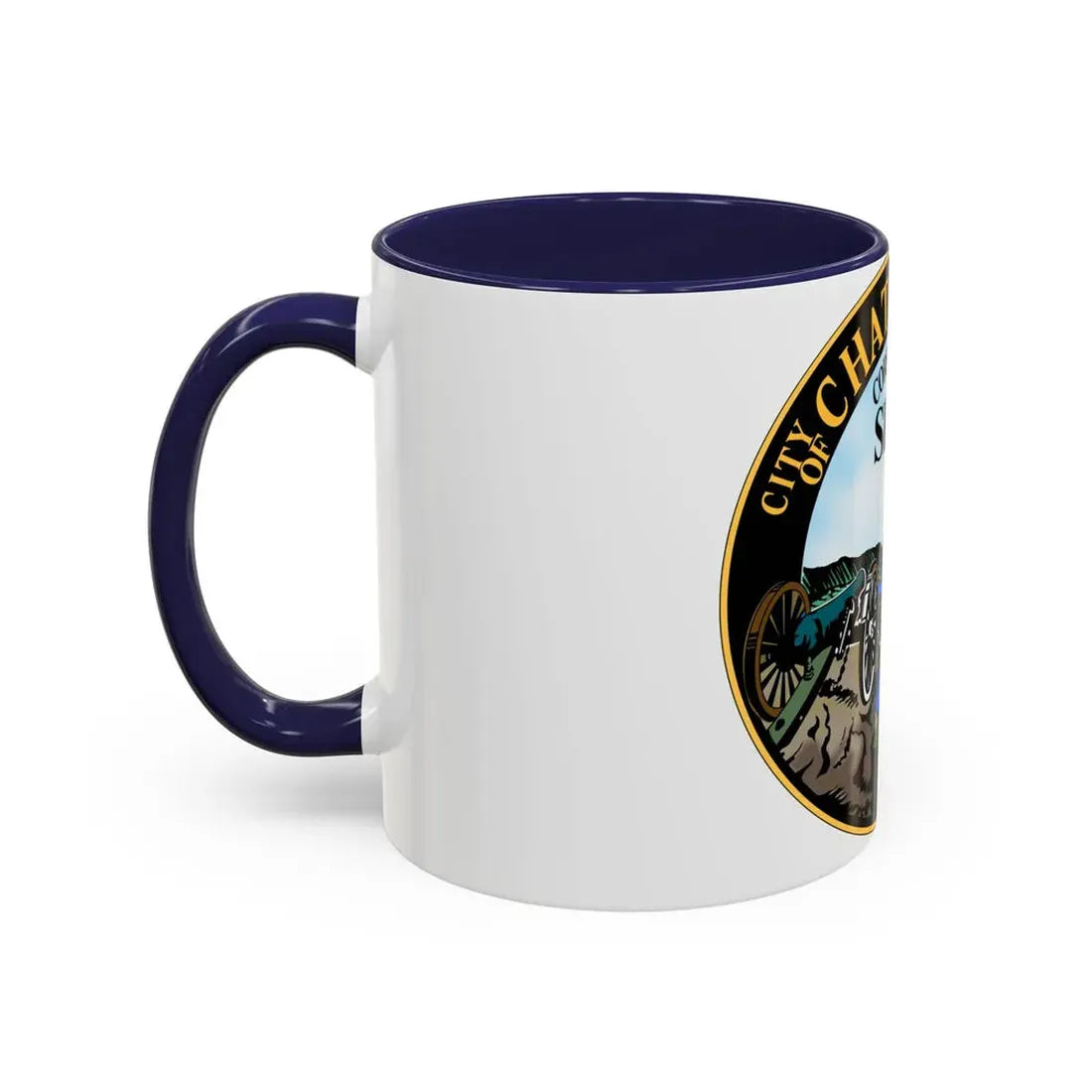 Seal of Chattanooga Tennessee - Accent Coffee Mug - Go Mug Yourself
