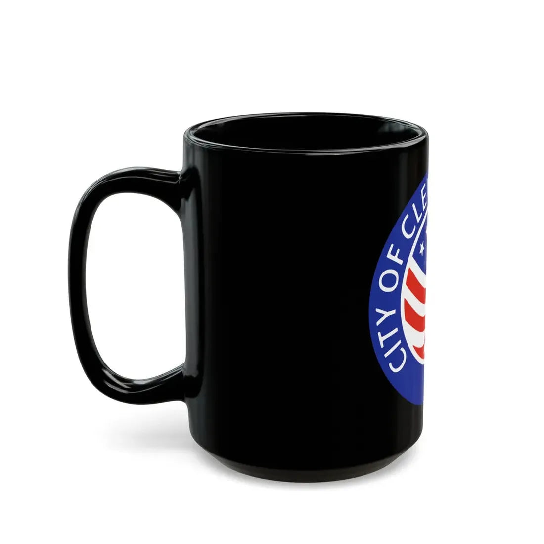 Seal of Cleveland Ohio - Black Coffee Mug - Go Mug Yourself