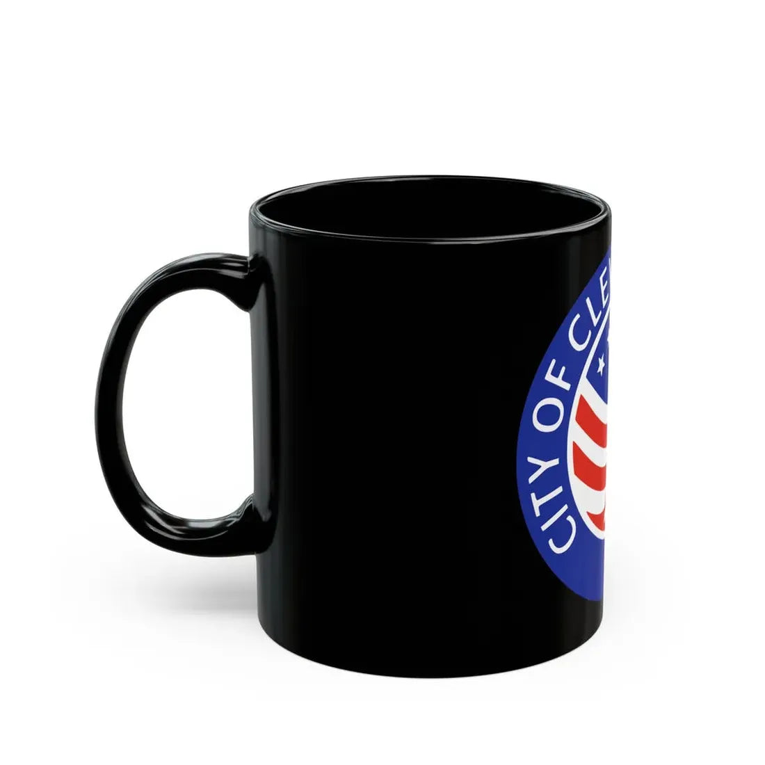 Seal of Cleveland Ohio - Black Coffee Mug - Go Mug Yourself