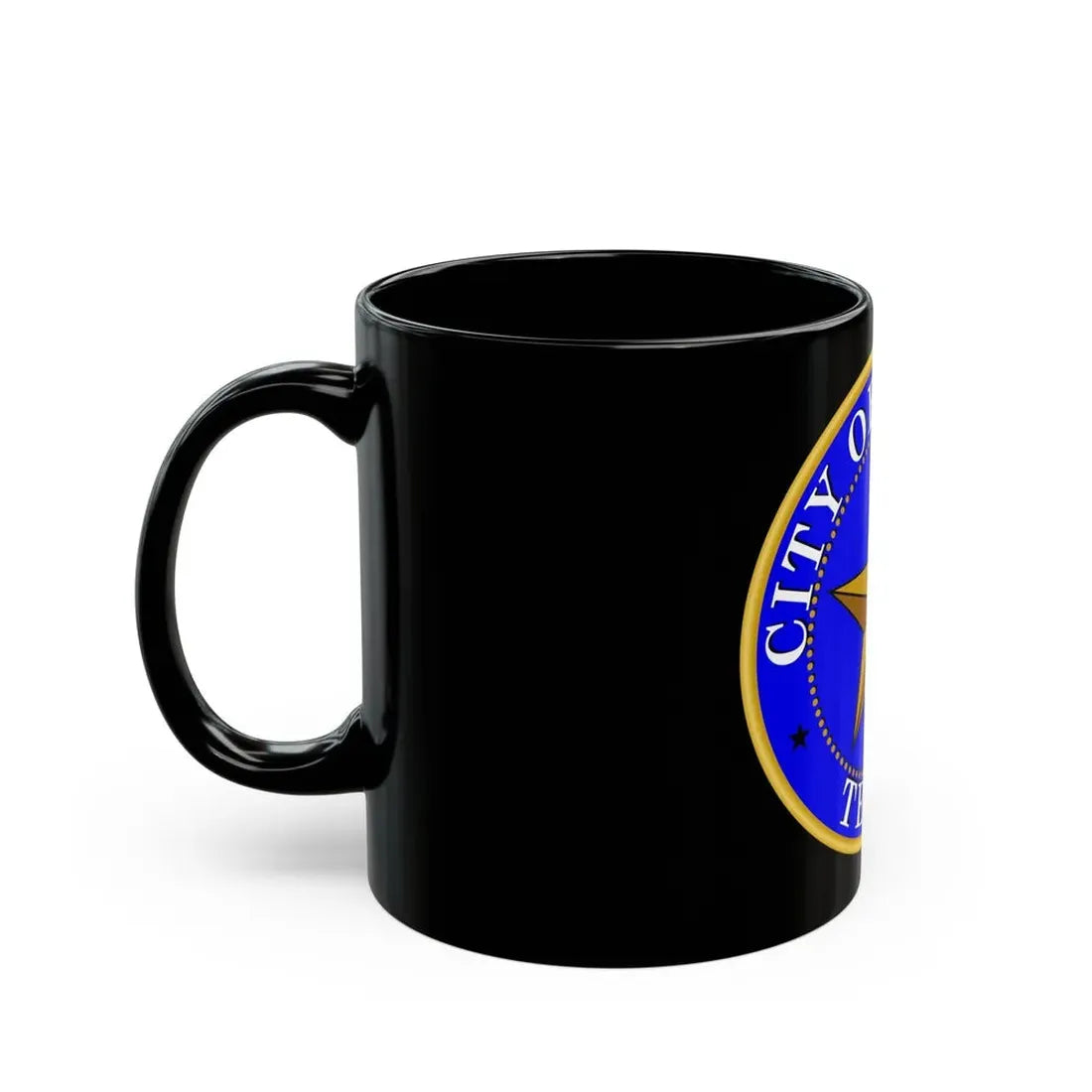 Seal of Dallas - Black Coffee Mug - Go Mug Yourself
