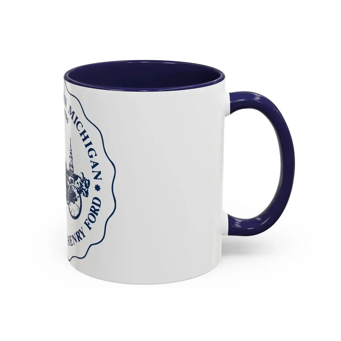 Seal of Dearborn Michigan - Accent Coffee Mug - Go Mug Yourself