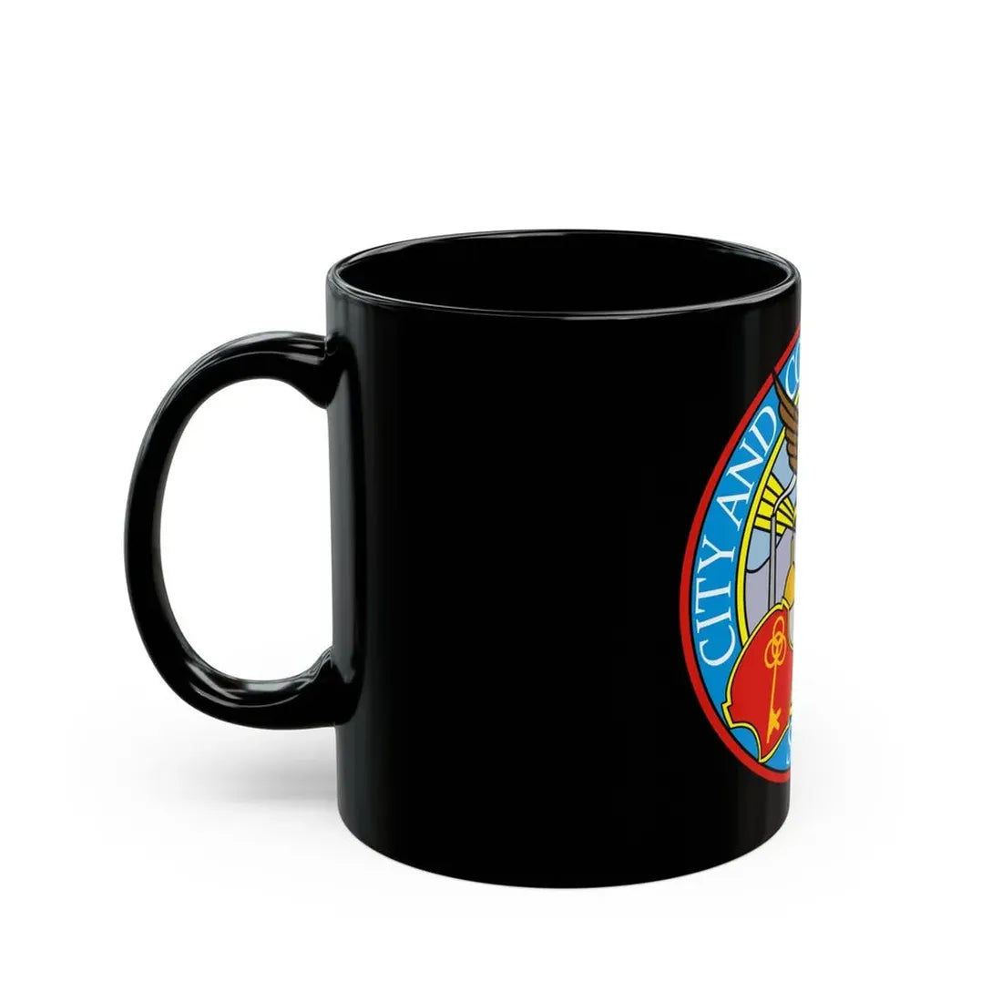 Seal of Denver - Black Coffee Mug - Go Mug Yourself
