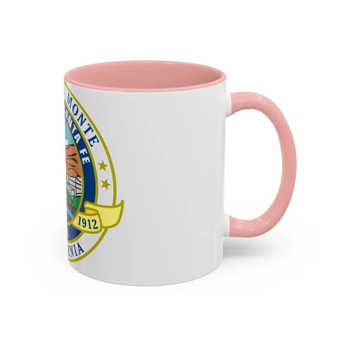 Seal of El Monte California - Accent Coffee Mug - Go Mug Yourself