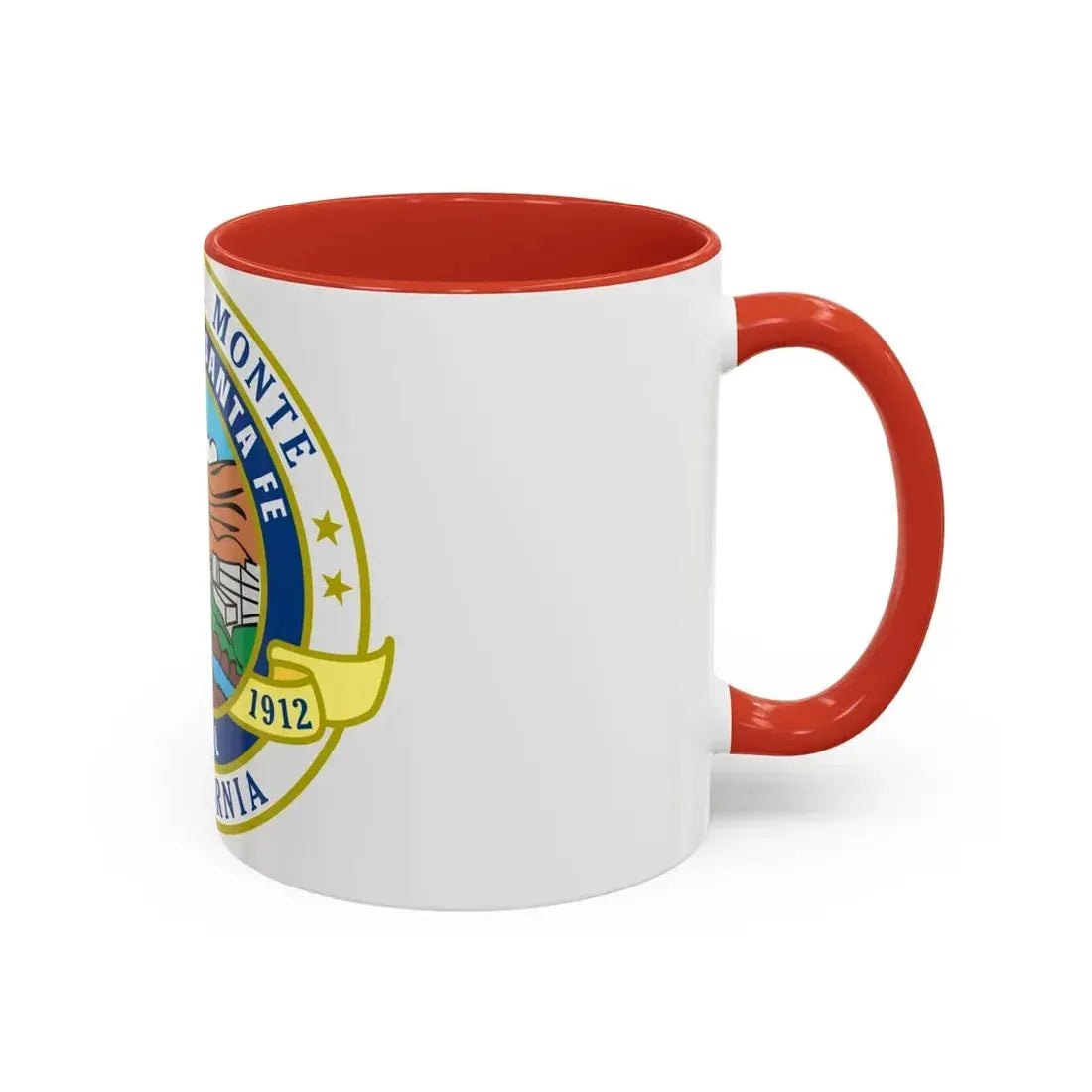 Seal of El Monte California - Accent Coffee Mug - Go Mug Yourself