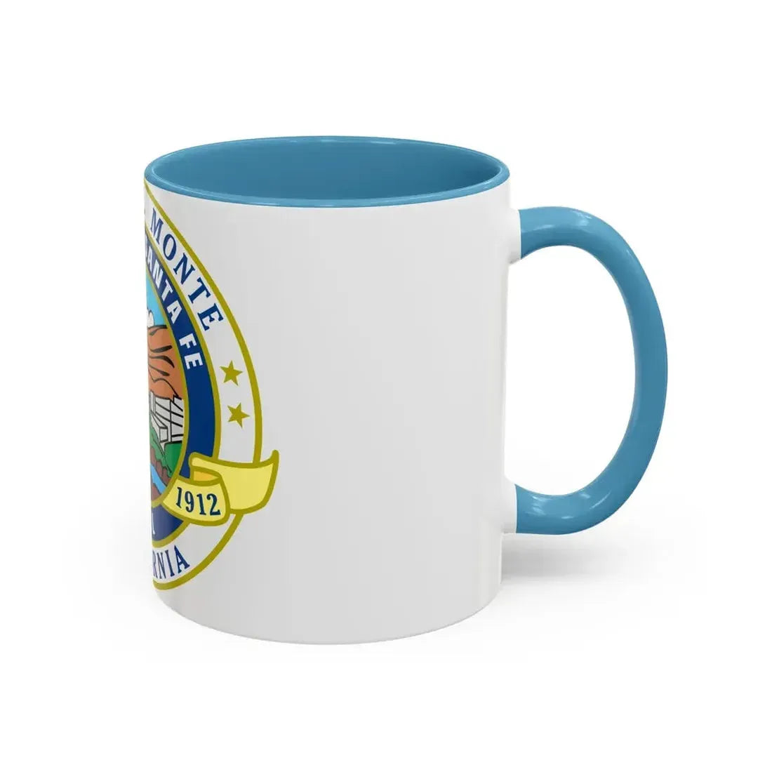 Seal of El Monte California - Accent Coffee Mug - Go Mug Yourself