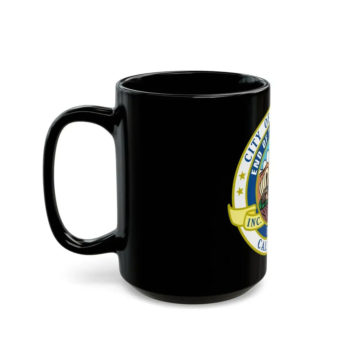 Seal of El Monte California - Black Coffee Mug - Go Mug Yourself