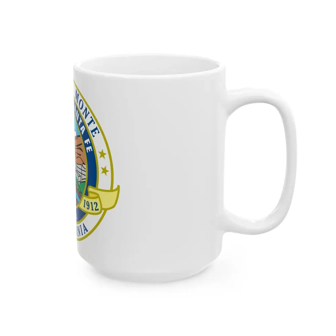 Seal of El Monte California - White Coffee Mug - Go Mug Yourself