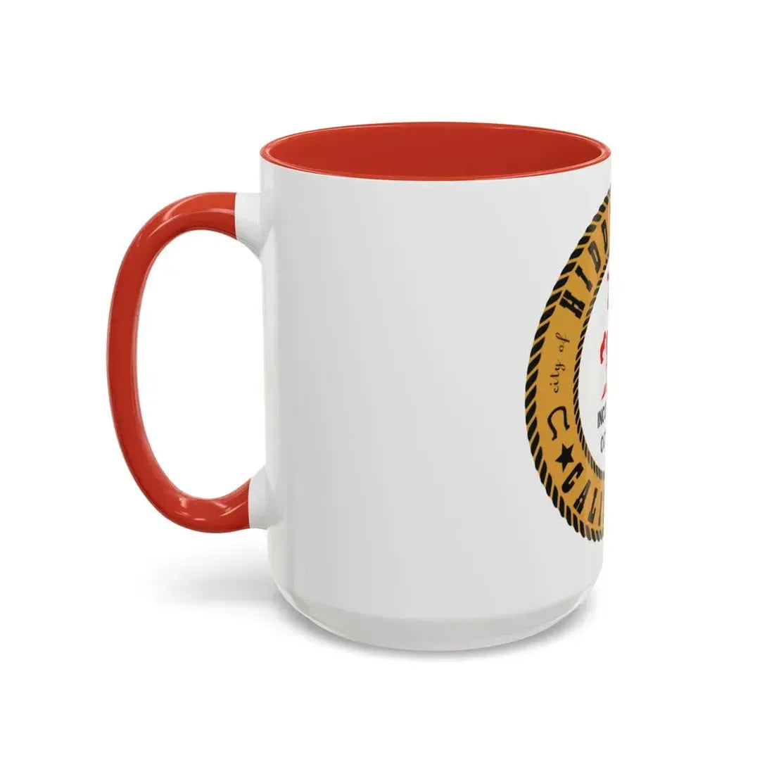 Seal of Hidden Hills California - Accent Coffee Mug - Go Mug Yourself