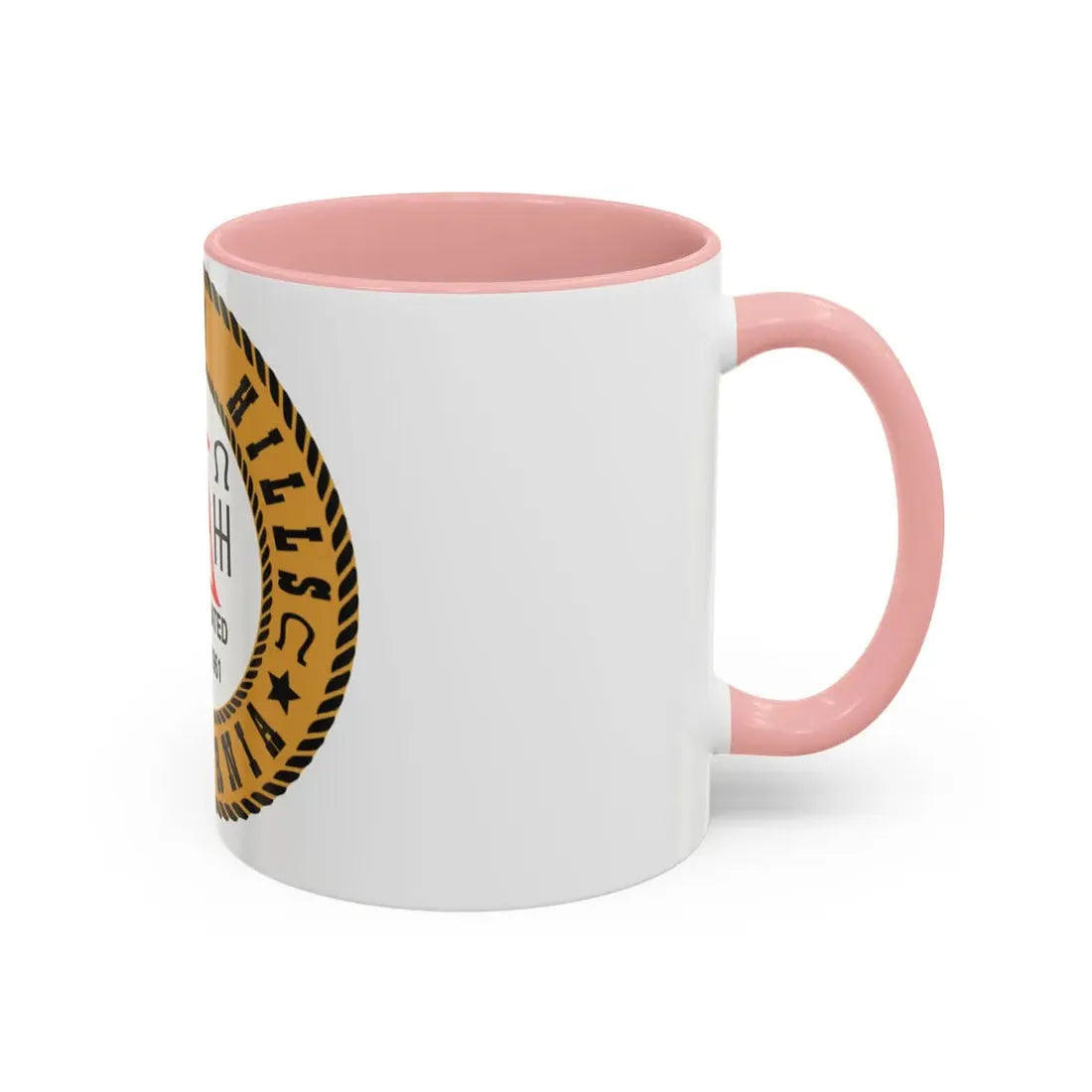 Seal of Hidden Hills California - Accent Coffee Mug - Go Mug Yourself