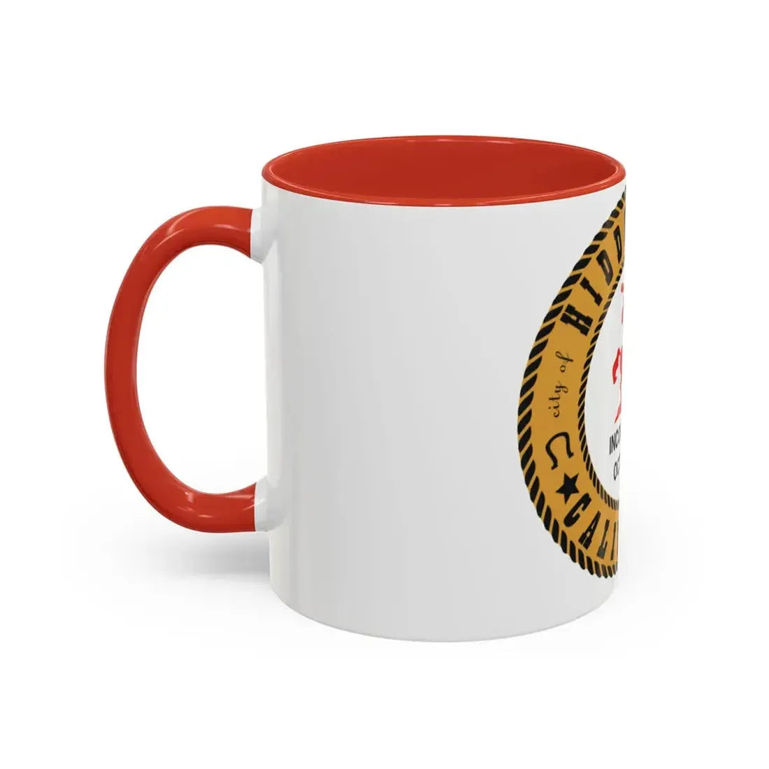 Seal of Hidden Hills California - Accent Coffee Mug - Go Mug Yourself