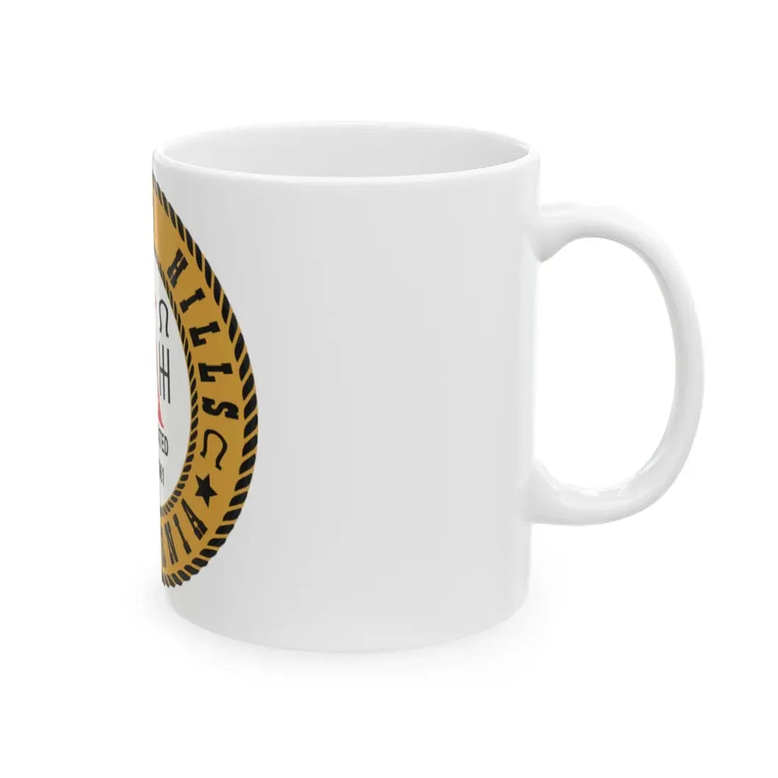 Seal of Hidden Hills California - White Coffee Mug - Go Mug Yourself