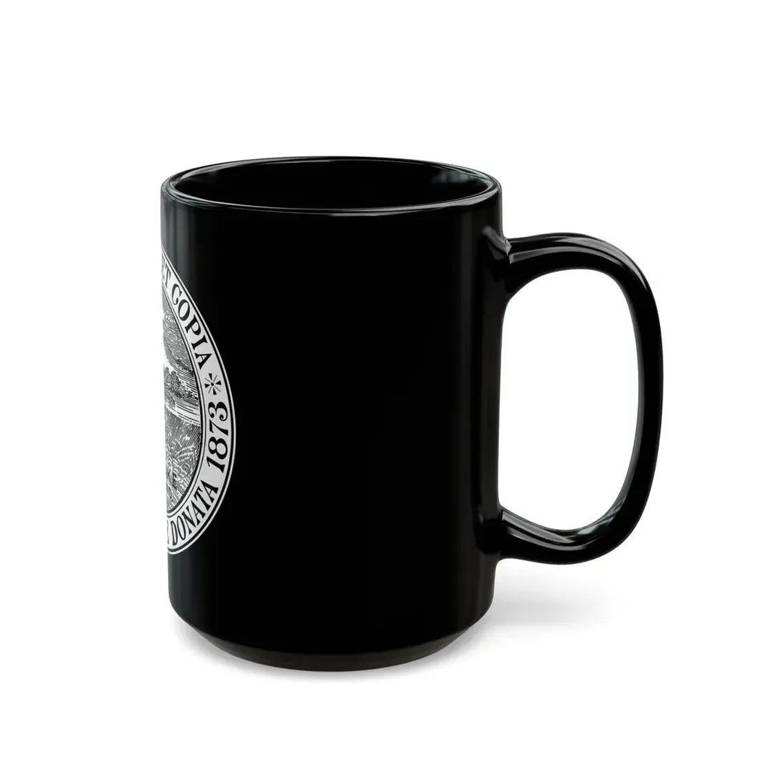 Seal of Holyoke Massachusetts - Black Coffee Mug - Go Mug Yourself