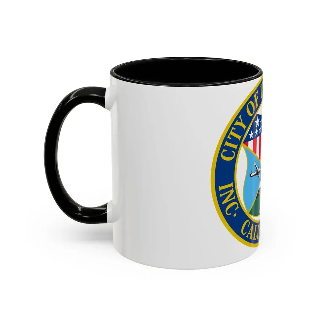 Seal of Inglewood California - Accent Coffee Mug - Go Mug Yourself