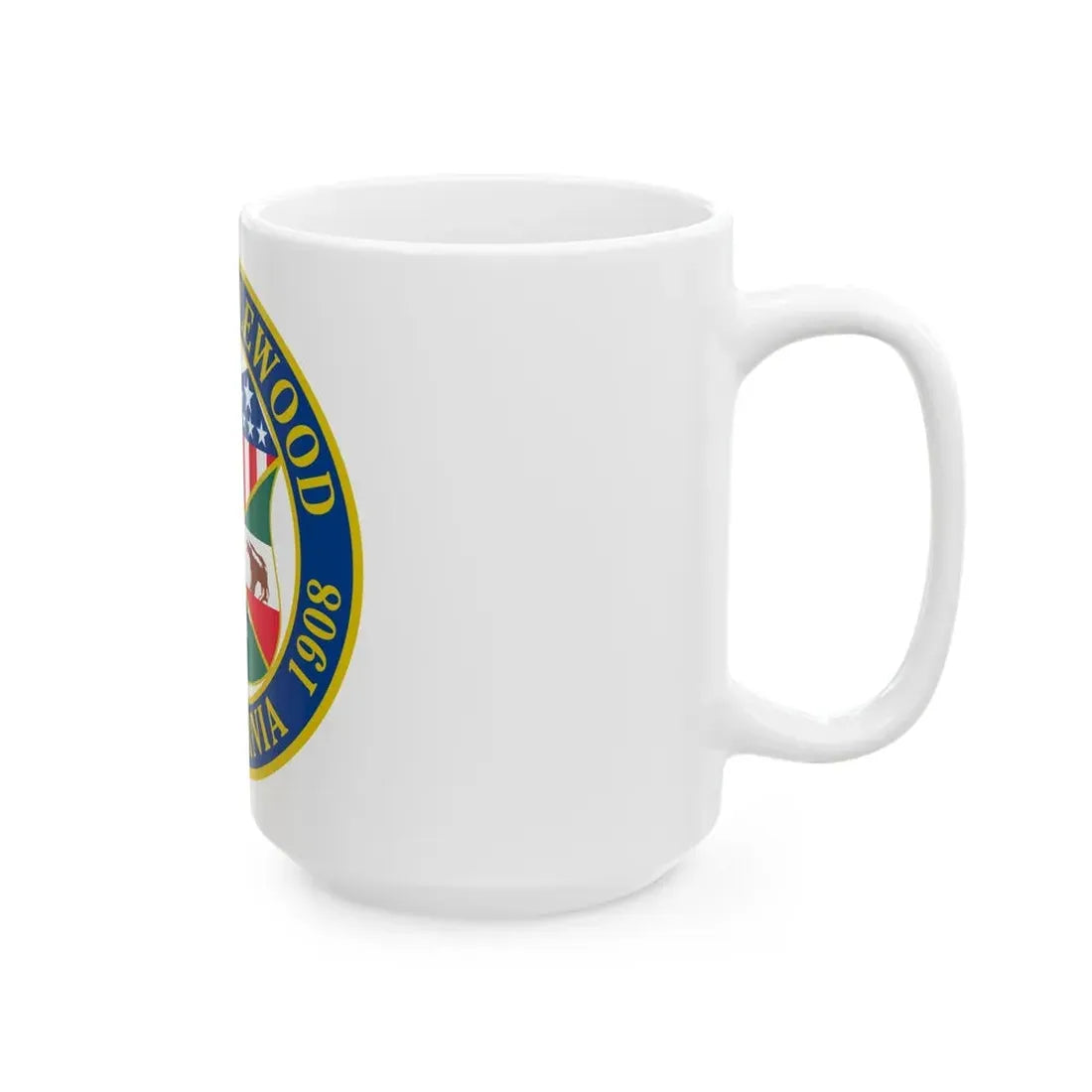 Seal of Inglewood California - White Coffee Mug - Go Mug Yourself