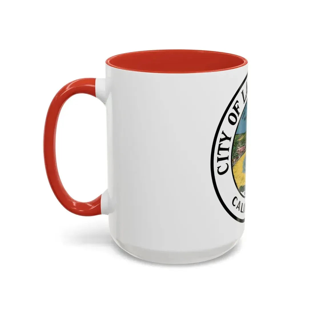 Seal of Laguna Beach California - Accent Coffee Mug - Go Mug Yourself