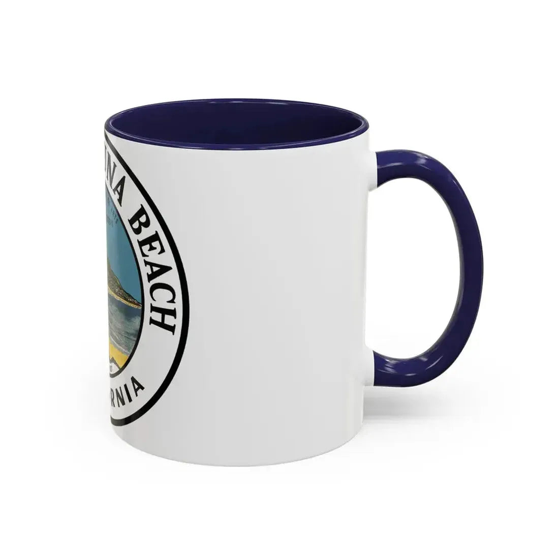 Seal of Laguna Beach California - Accent Coffee Mug - Go Mug Yourself