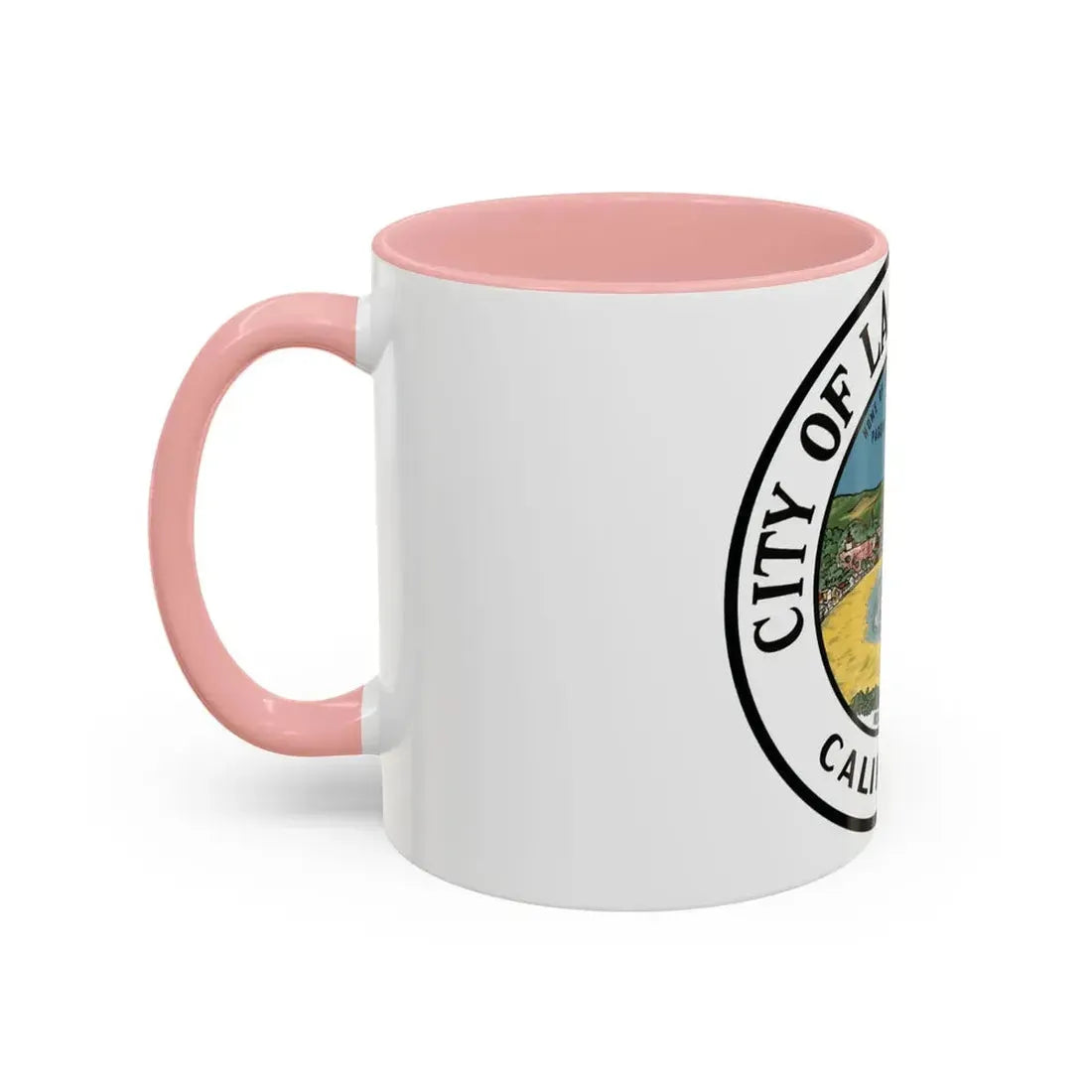Seal of Laguna Beach California - Accent Coffee Mug - Go Mug Yourself