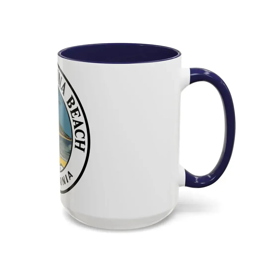 Seal of Laguna Beach California - Accent Coffee Mug - Go Mug Yourself
