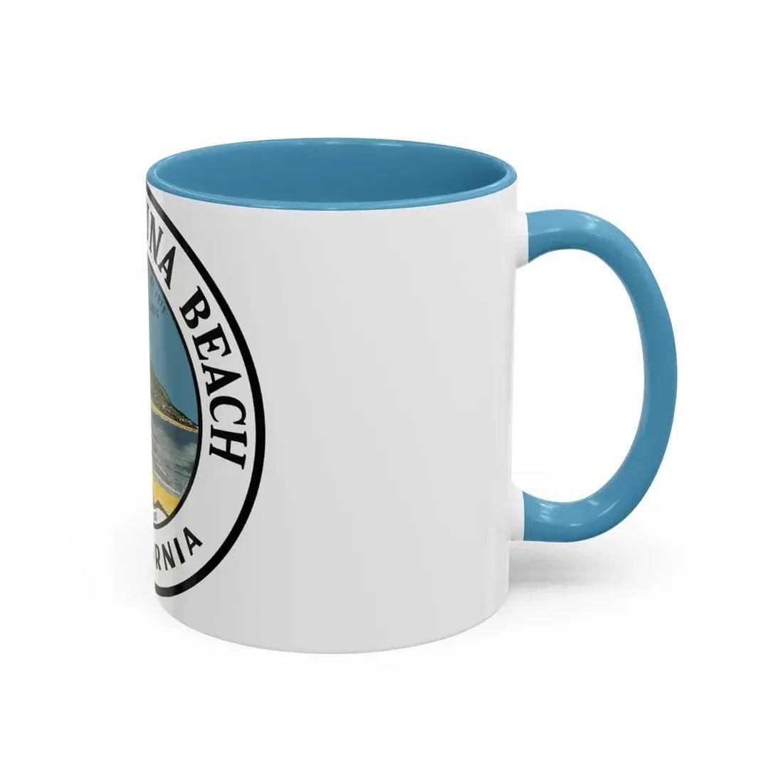 Seal of Laguna Beach California - Accent Coffee Mug - Go Mug Yourself