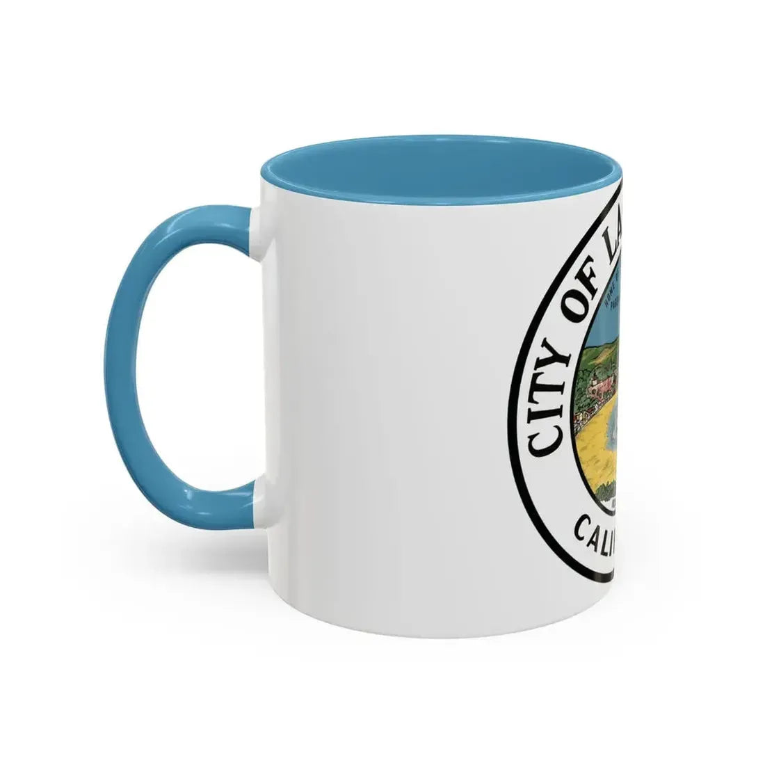 Seal of Laguna Beach California - Accent Coffee Mug - Go Mug Yourself