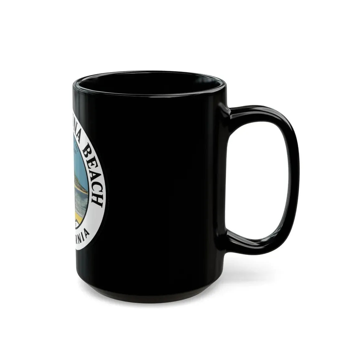 Seal of Laguna Beach California - Black Coffee Mug - Go Mug Yourself
