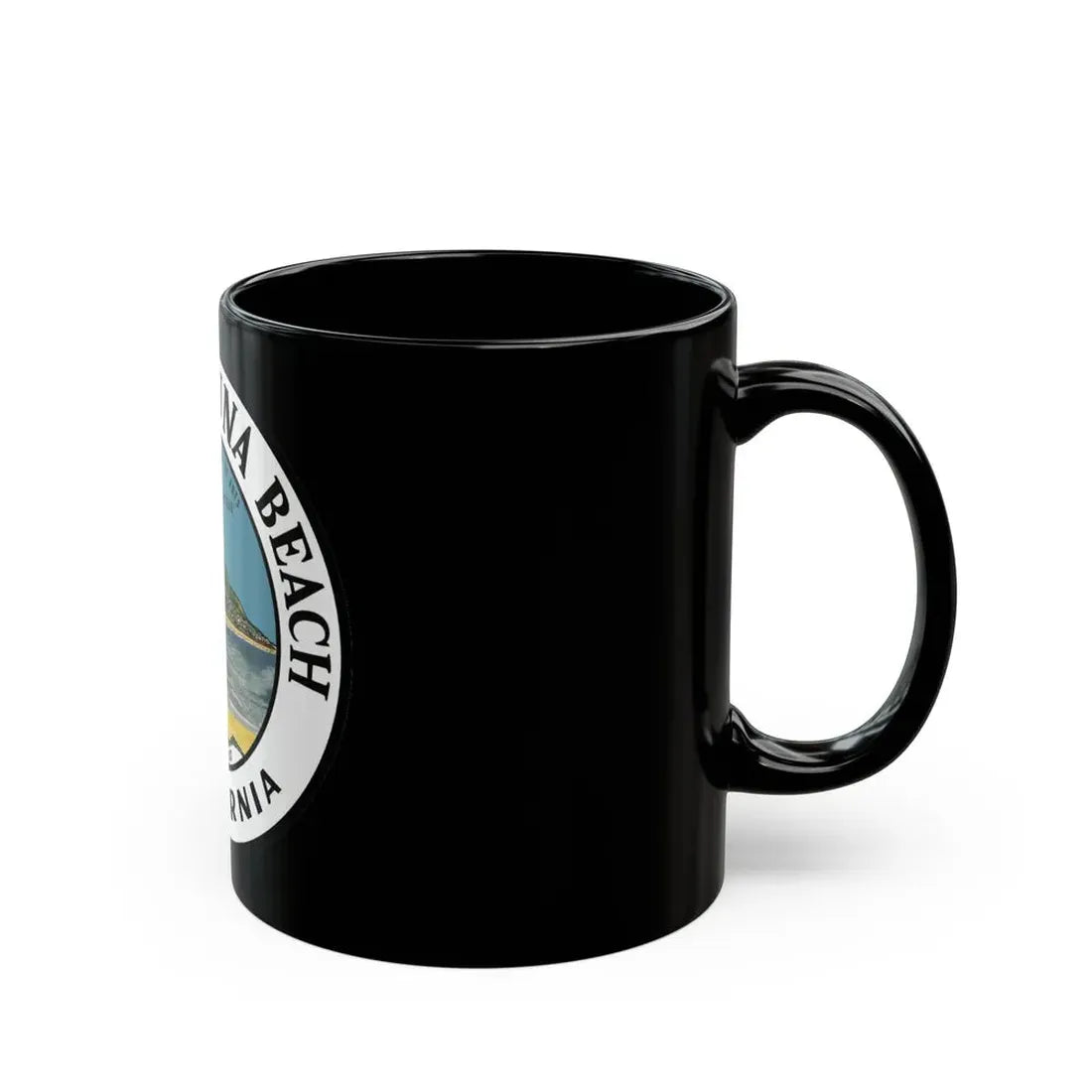 Seal of Laguna Beach California - Black Coffee Mug - Go Mug Yourself